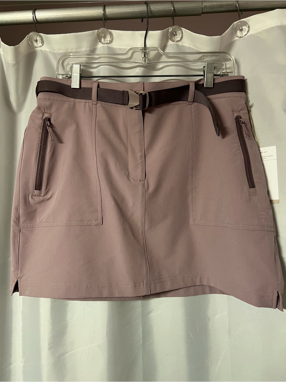Women’s Stretch Utility Skirt in Elderberry. Size L